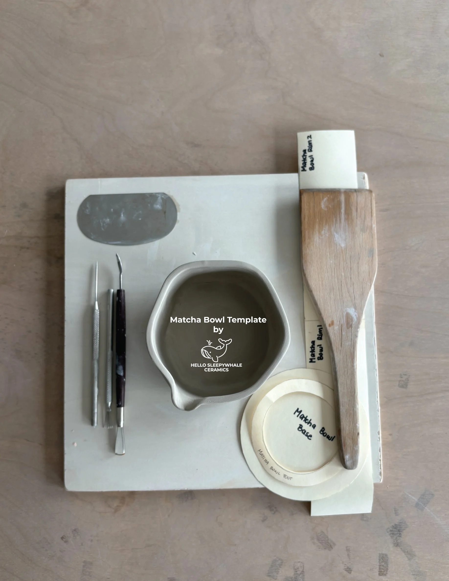 Matcha Bowl Template