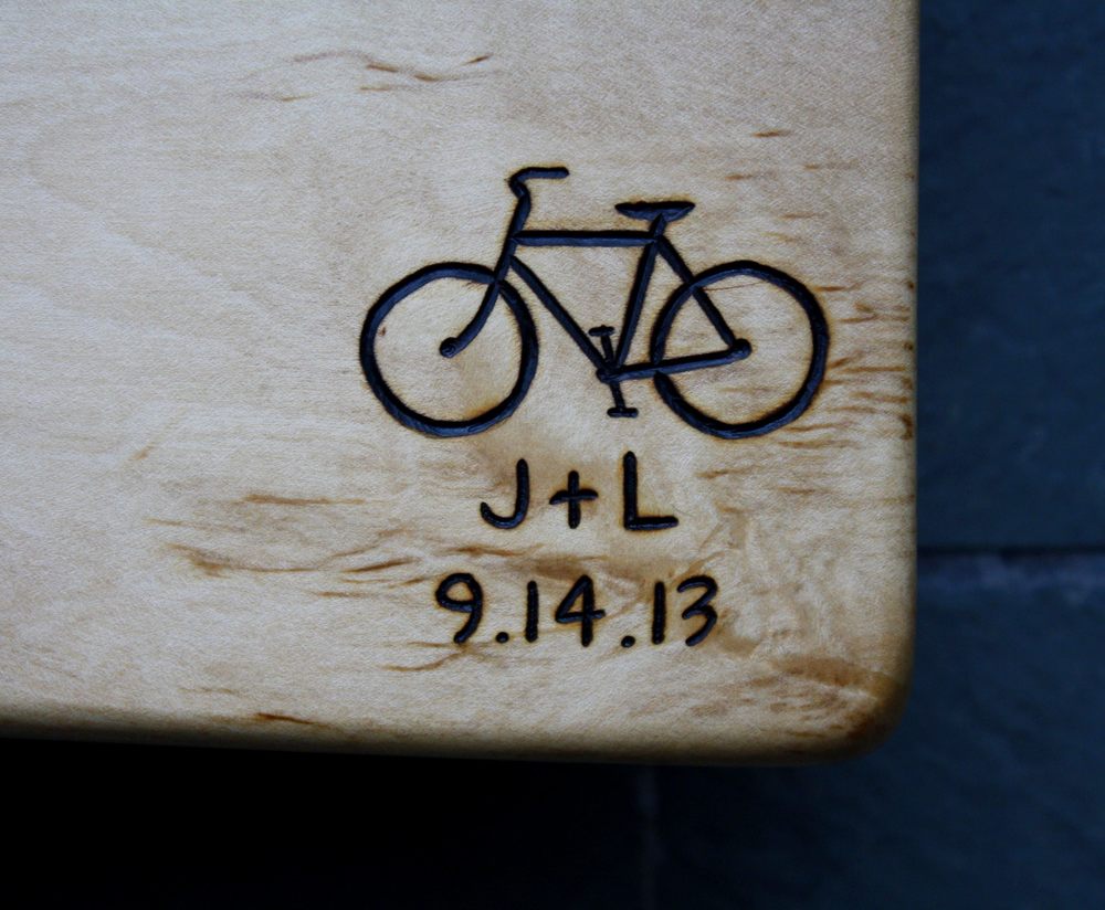 298 bicycle initals date on maple