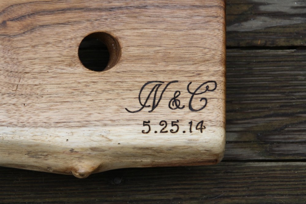 French Script Initials and date
