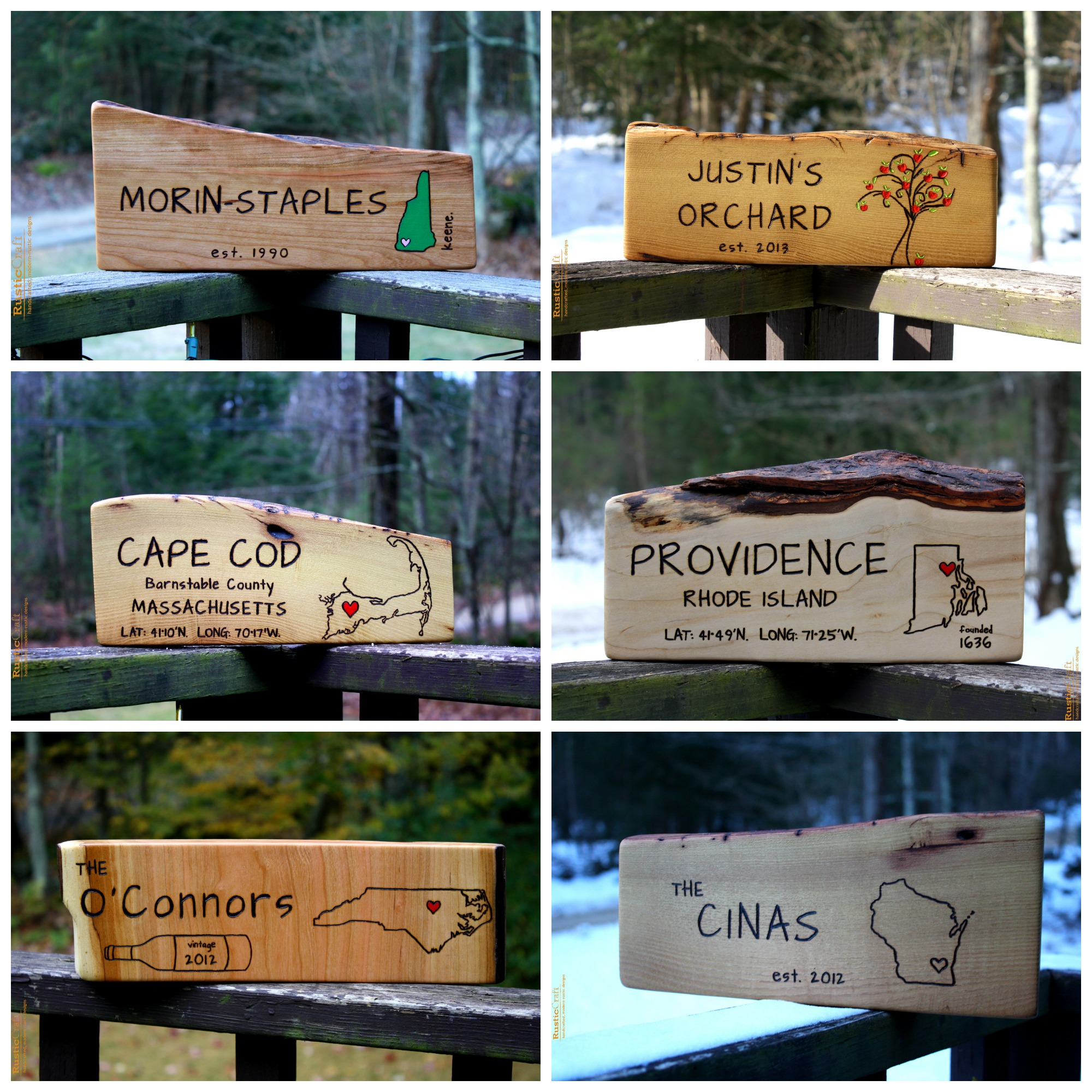 Hand Engraved Large-Long Providence Rhode Island Rustic Art Sign- Custom City State Art Rustic Wood Sign Personalized Gift