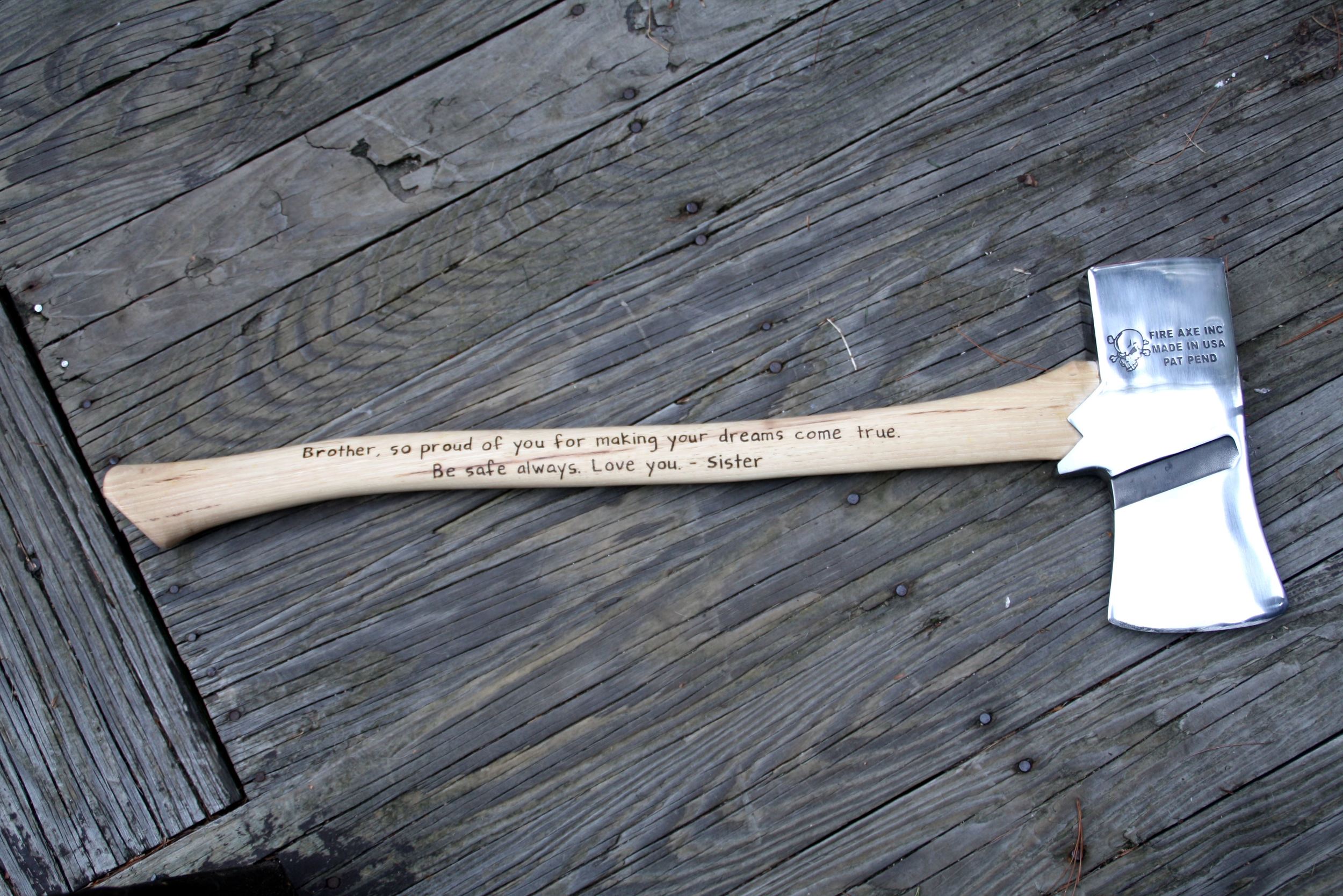 Premium Fire Axe: Flathead