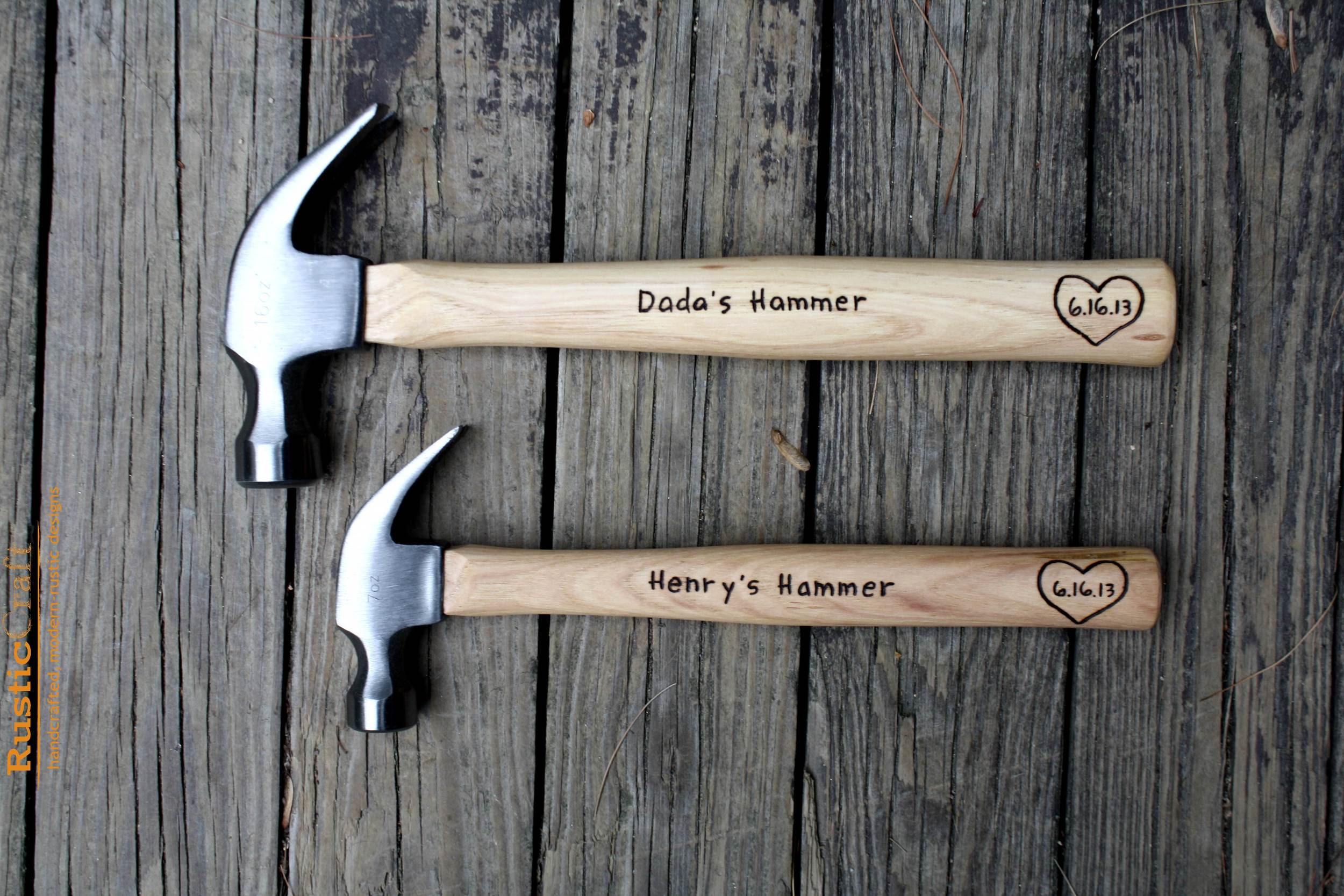 Father & Son Claw Hammer Set