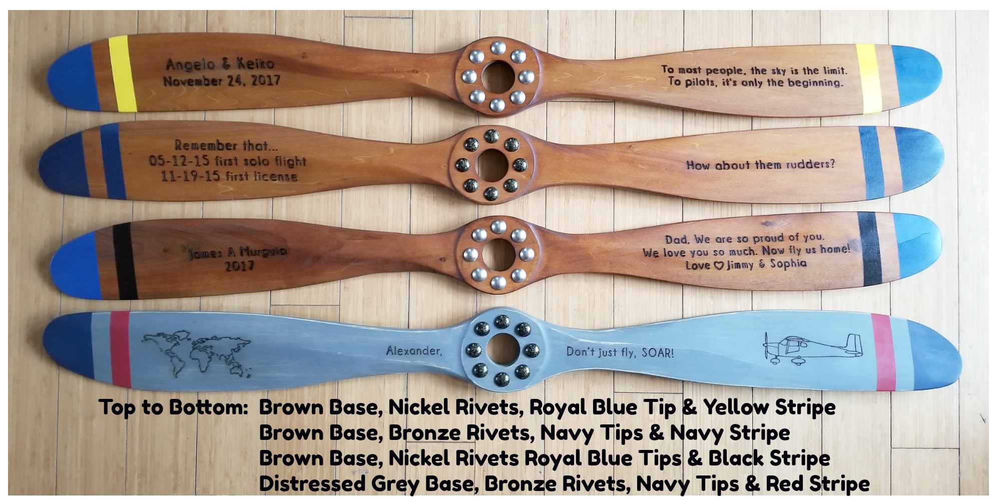 Personalized Propeller Options