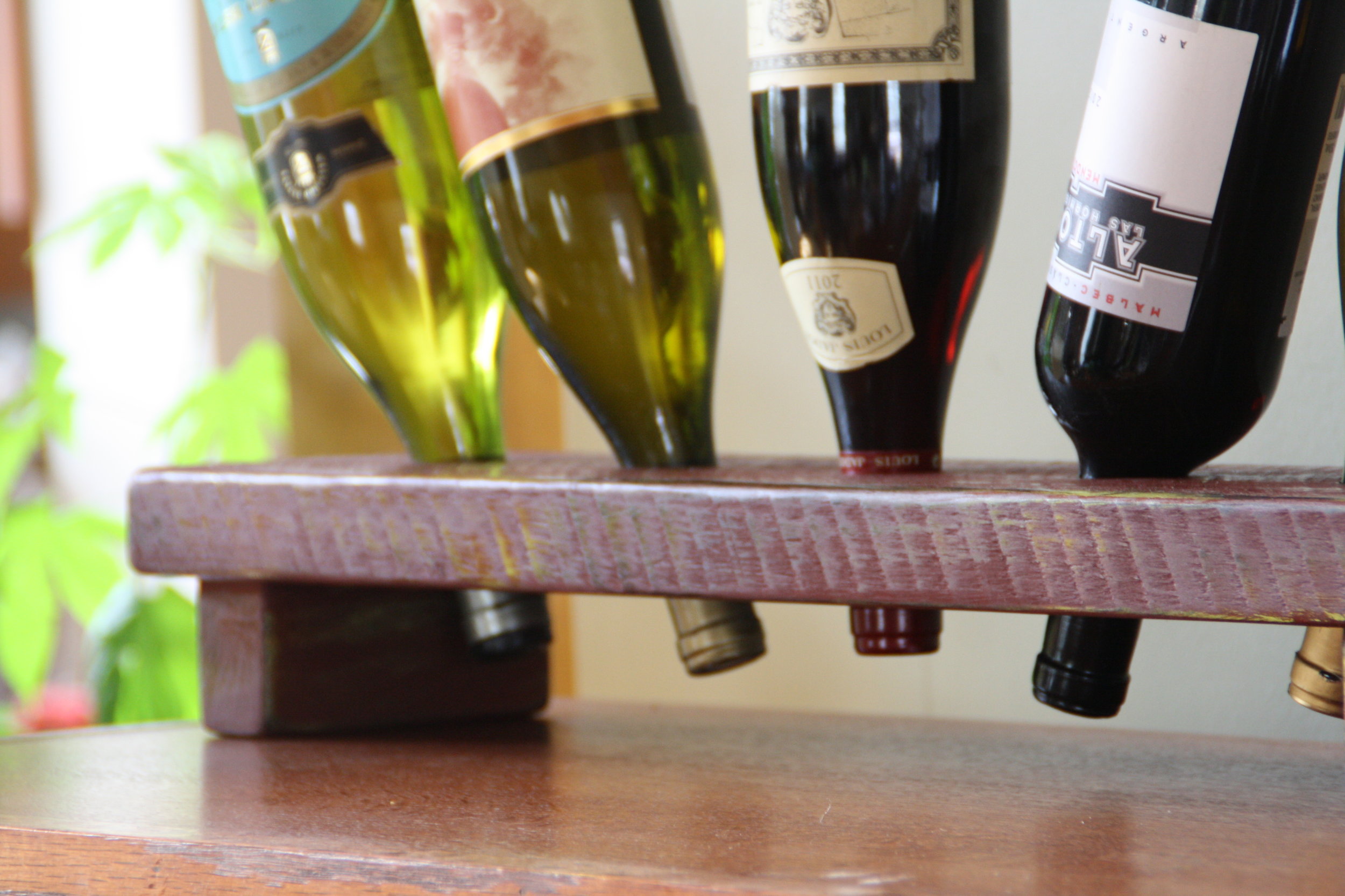 Americana Distressed Painted Wine Racks