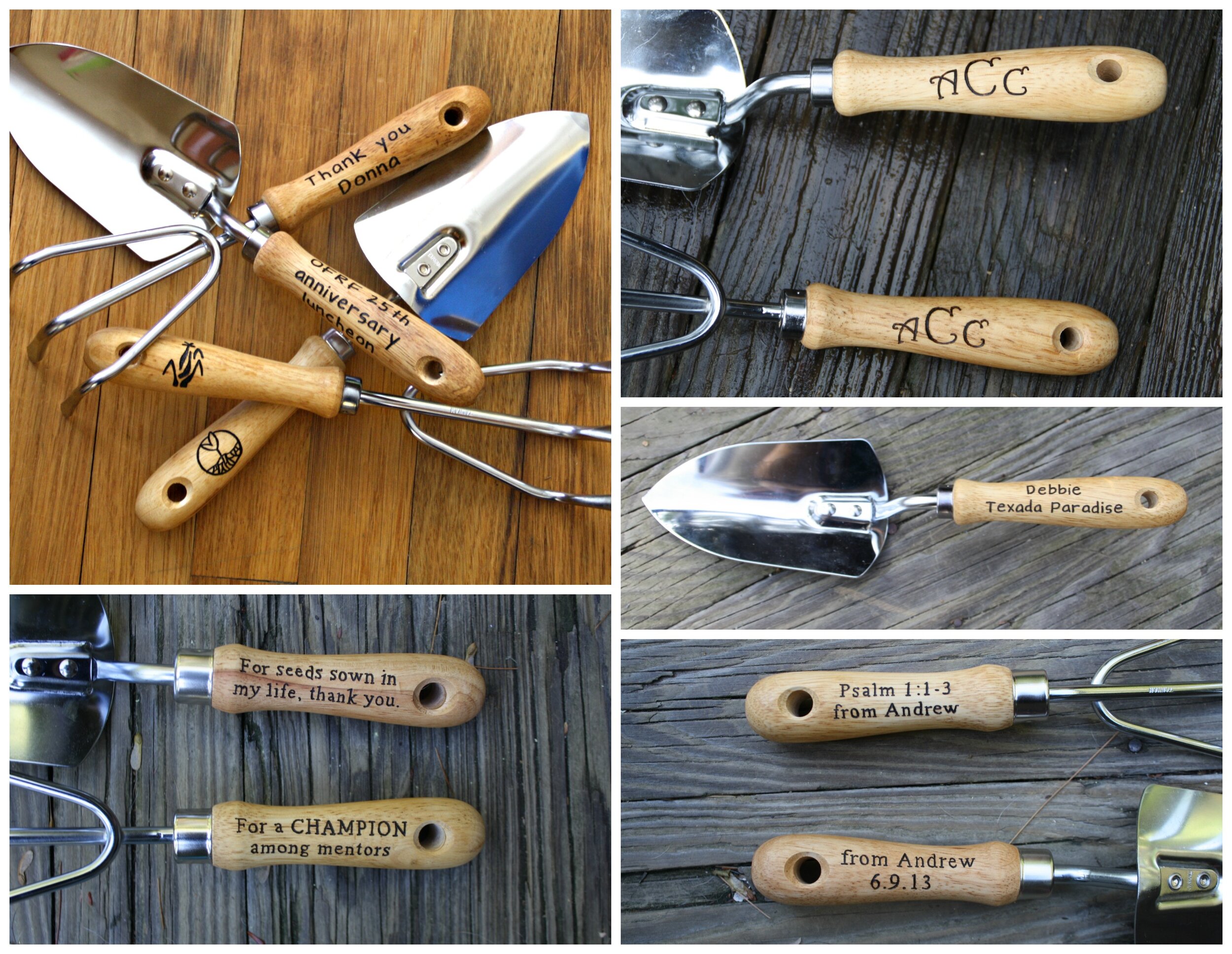 Personalized Garden Tool Sets