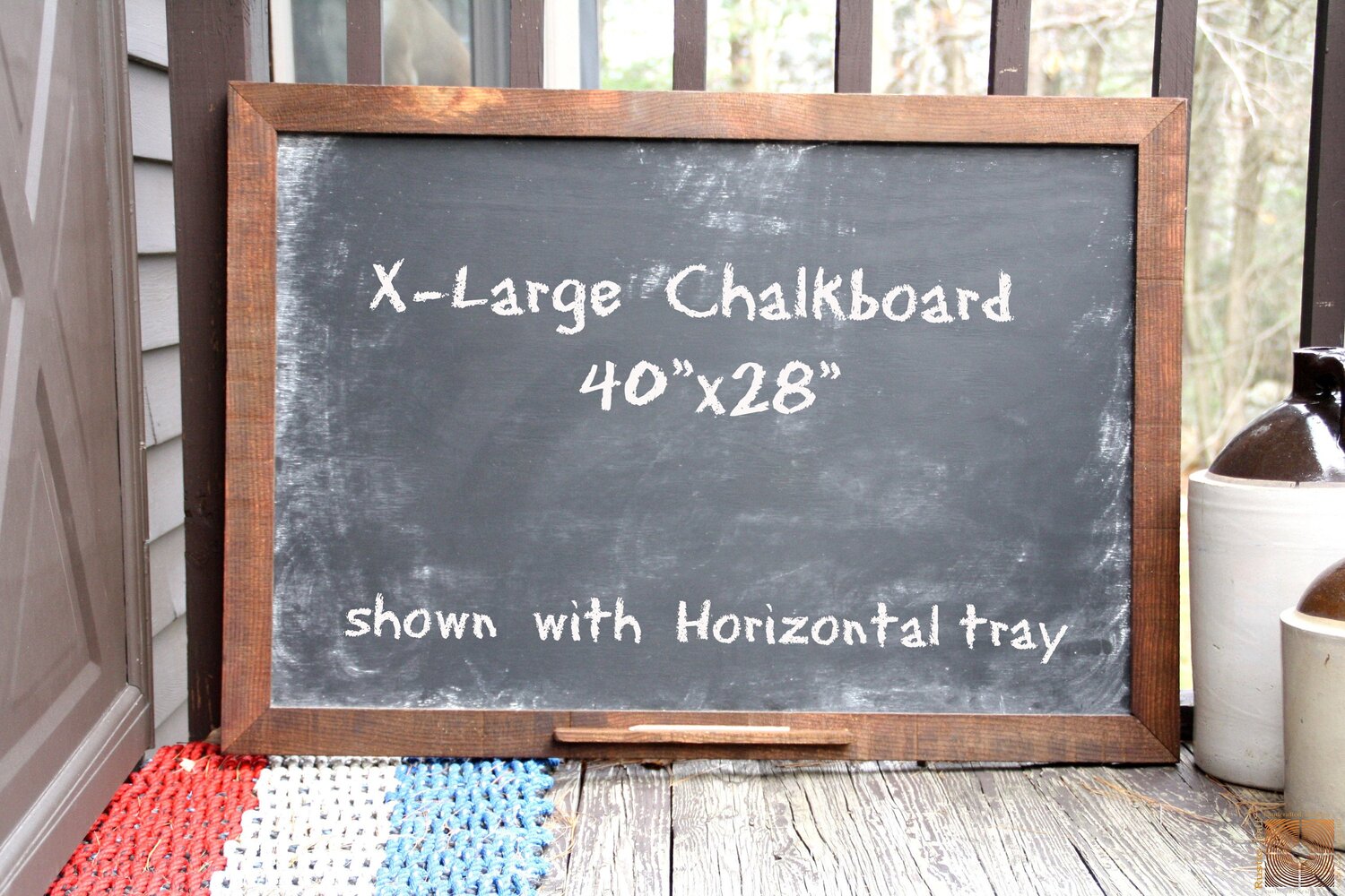 Rustic Wood Framed Chalkboard- Kitchen Chalkboard- Hanging Chalkboard -  Framed Blackboard Sign- Chalk Pencil & Hardware Included — Rusticcraft  Designs
