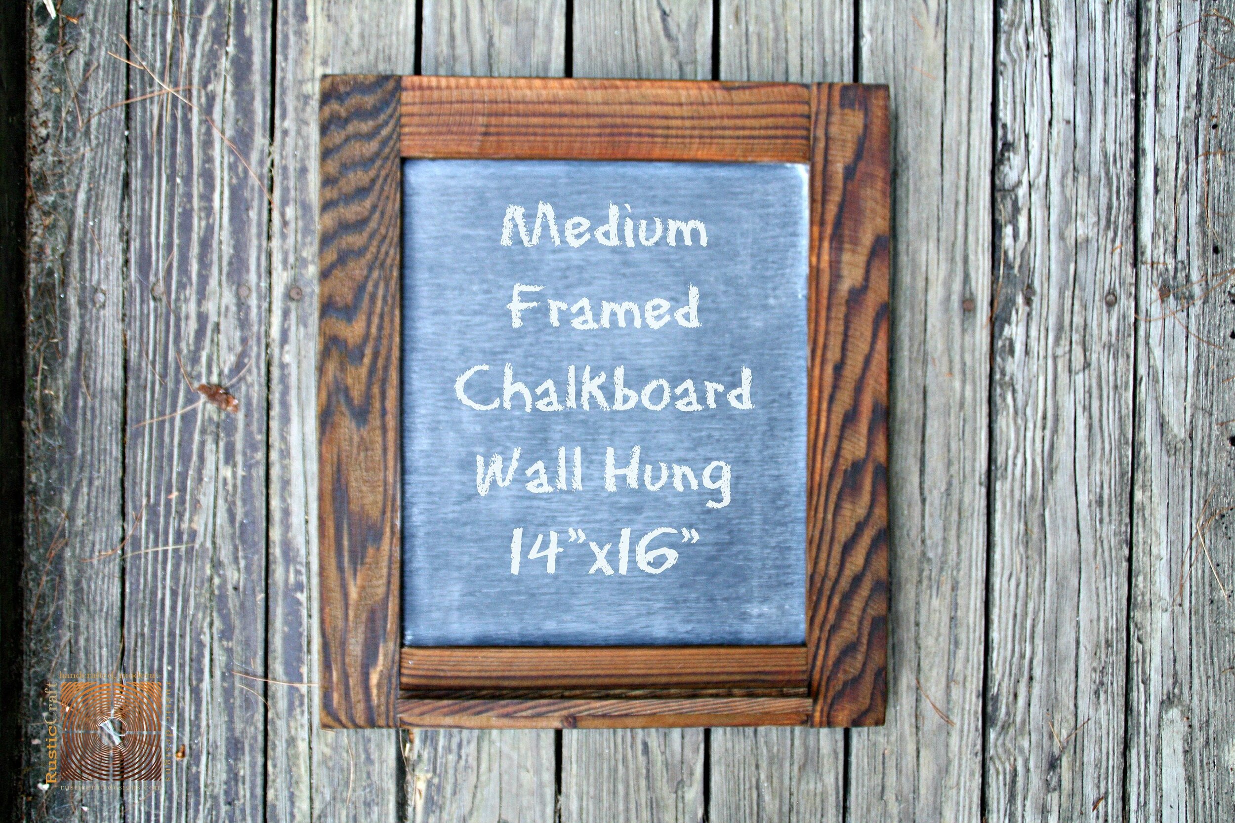 Renewed Rustic Wooden Magnetic Kitchen Chalkboard Sign Wedding 12x16 Inch Brown Framed Hanging Chalk Board for Farmhouse Decor Restaurant & Home