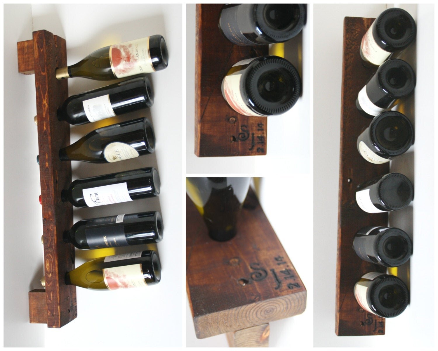 Handcrafted Wood Bottle Holder - Six to Go