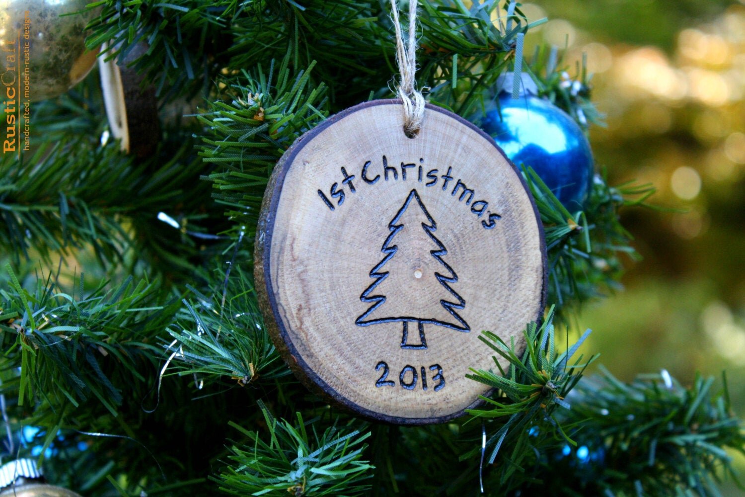 Wood Ornament Christmas Tree Ornament Christmas Ornament Personalized Ornament
