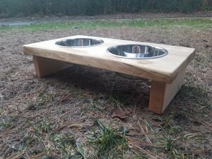 Handmade Metal dog bowl feeder rustic and functional-Raised dog feeder –  BearwoodEssentials-Elevated Pet Feeders