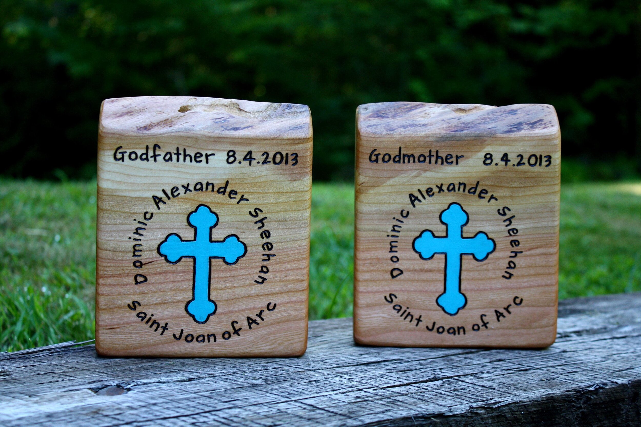 Baptism gift for Godparents- Personalized Gift - Godfather Gift