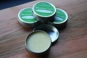 Coconut Oil Beeswax Wood Wax - All-Natural Organic Cutting Board Oil  Conditioning Paste 2 oz. (60ml) - Small batch — Rusticcraft Designs