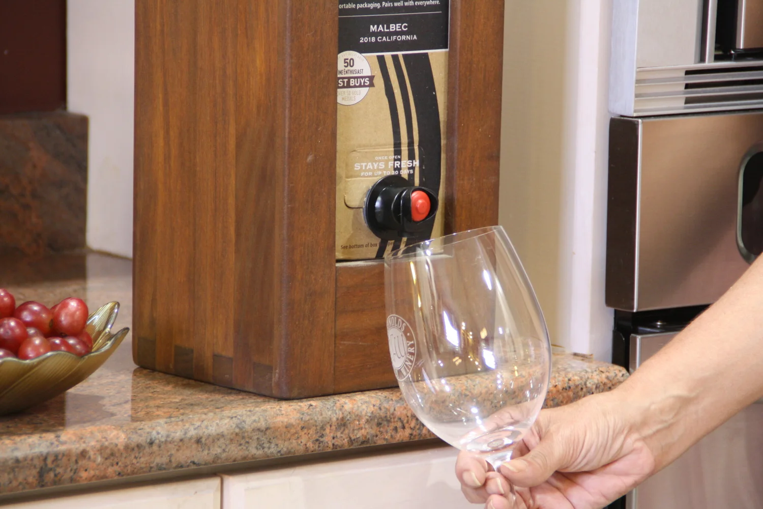 Wood Wine Box Holder Wine Box Stand Kitchen Wine Box Cover