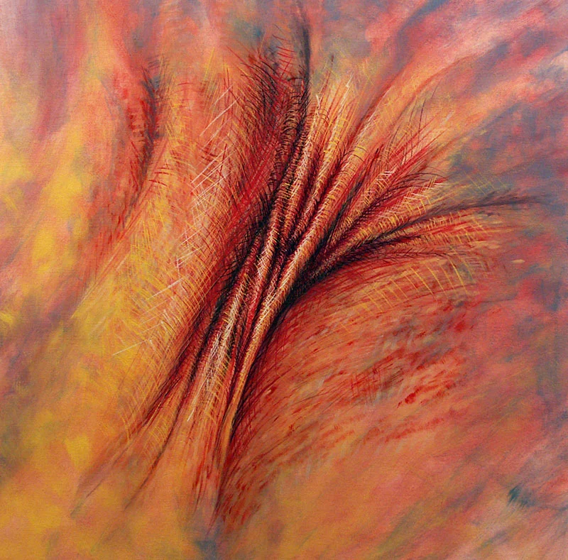 Bodyfolds 1 Oil on canvas, 23"x23"