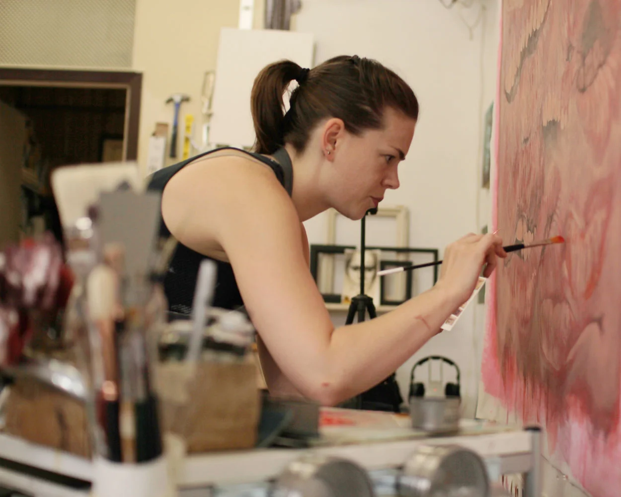 Keep an eye out for lots of ‘work in progress’ and studio shots! (Photo: Ryan Mitchel )
