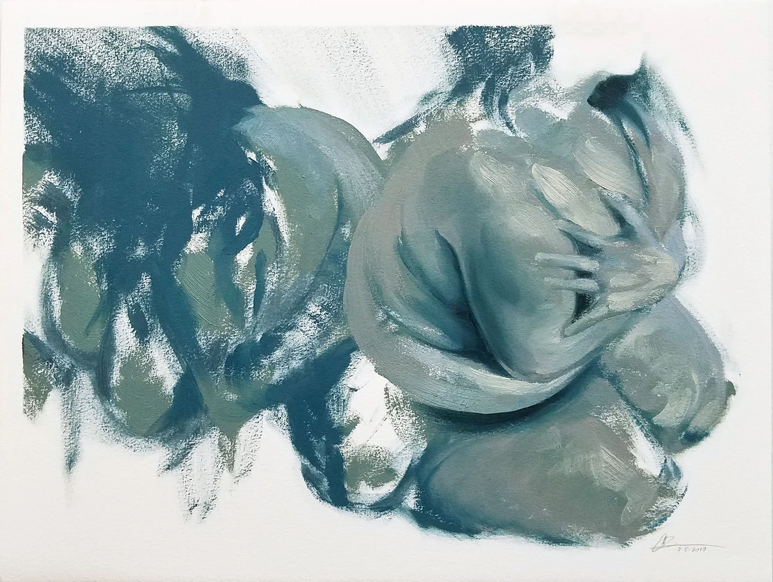 Green Figure Study