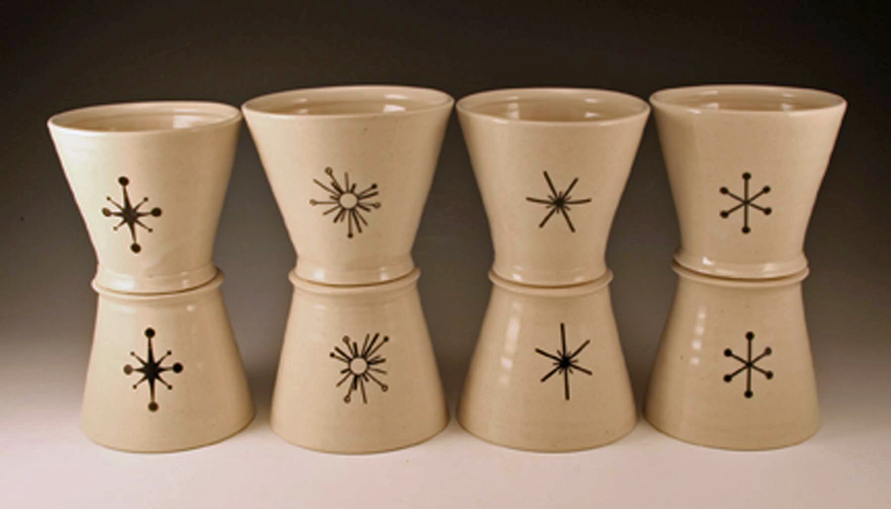 Four-star whisky cups