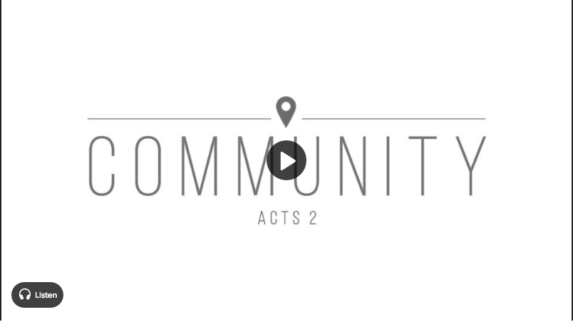 A Spirit-Led Community