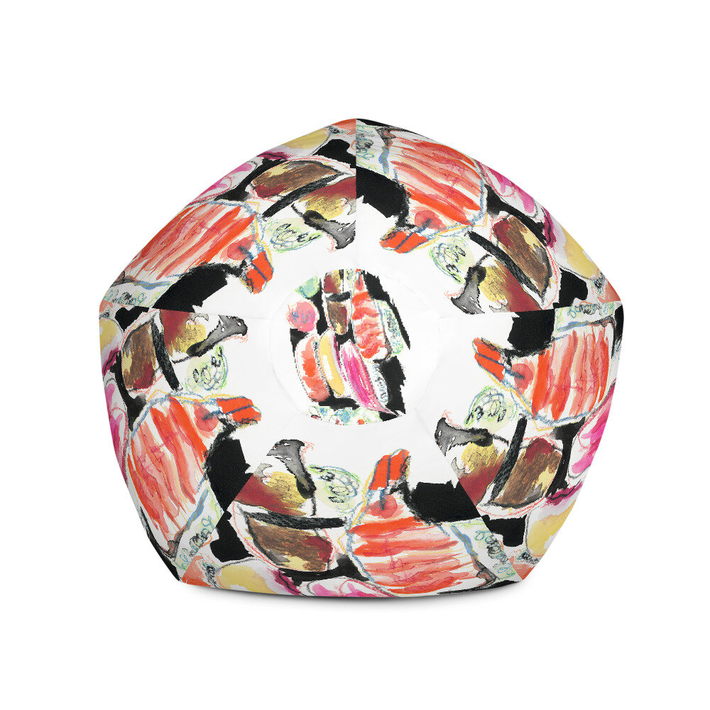 Sushi Print Bean Bag Chair — Jacx - Art, Illustration