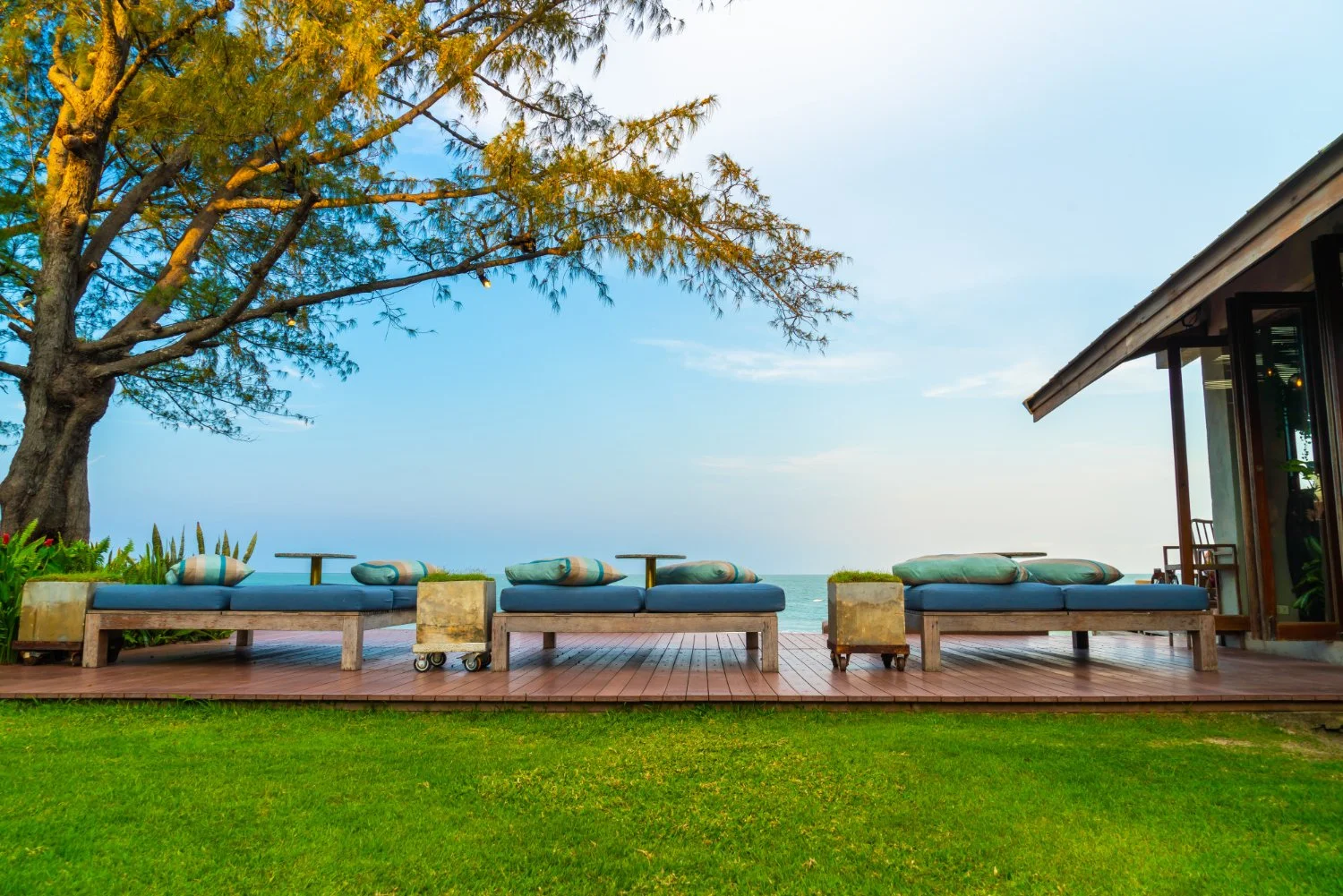 outdoor living space