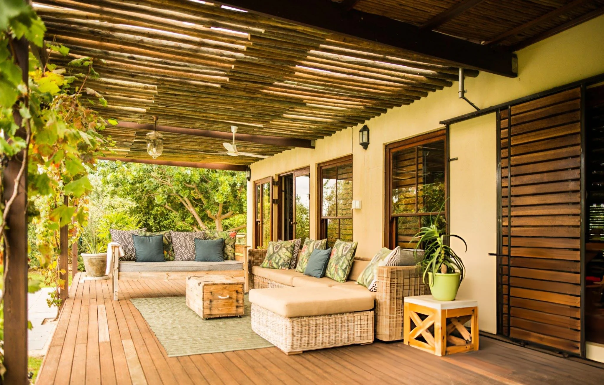 outdoor living space