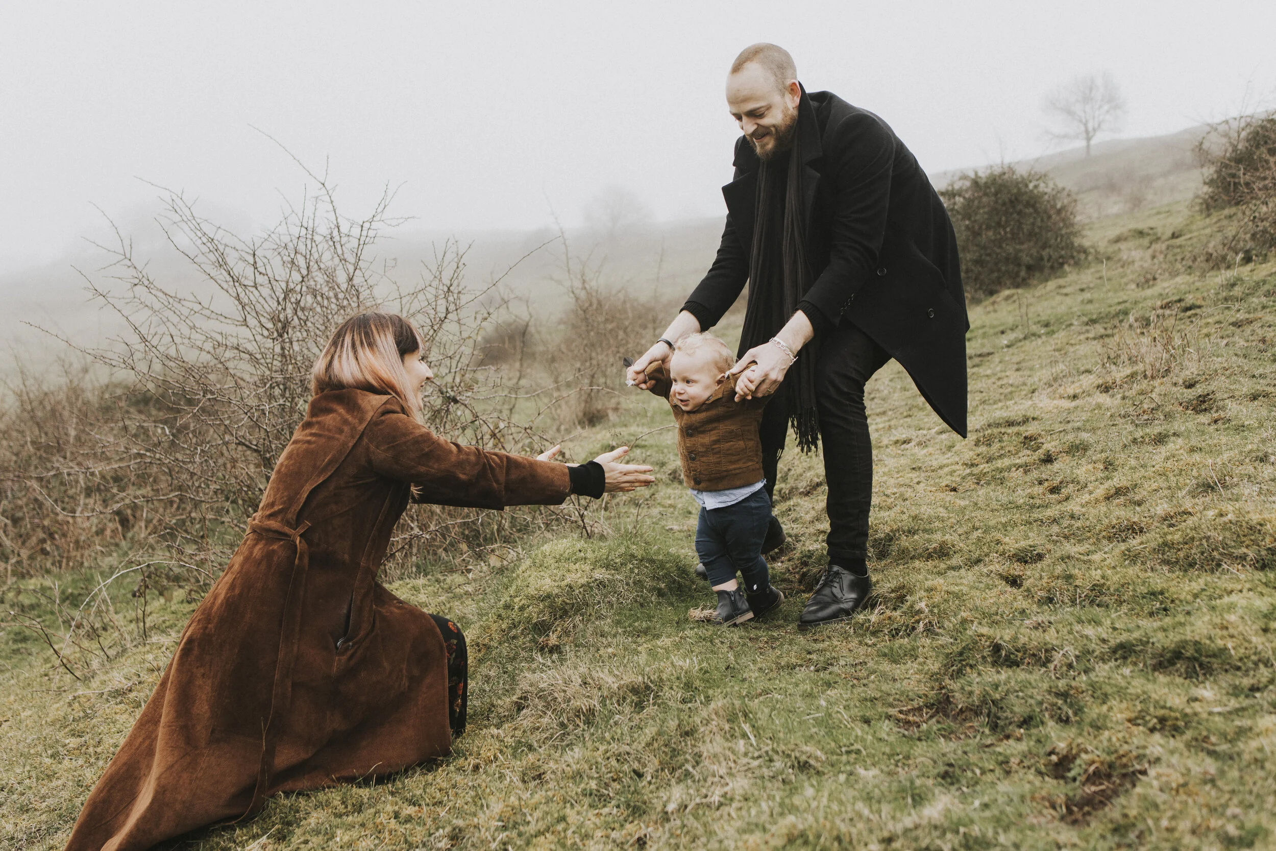 Alexa &amp; James and baby George 