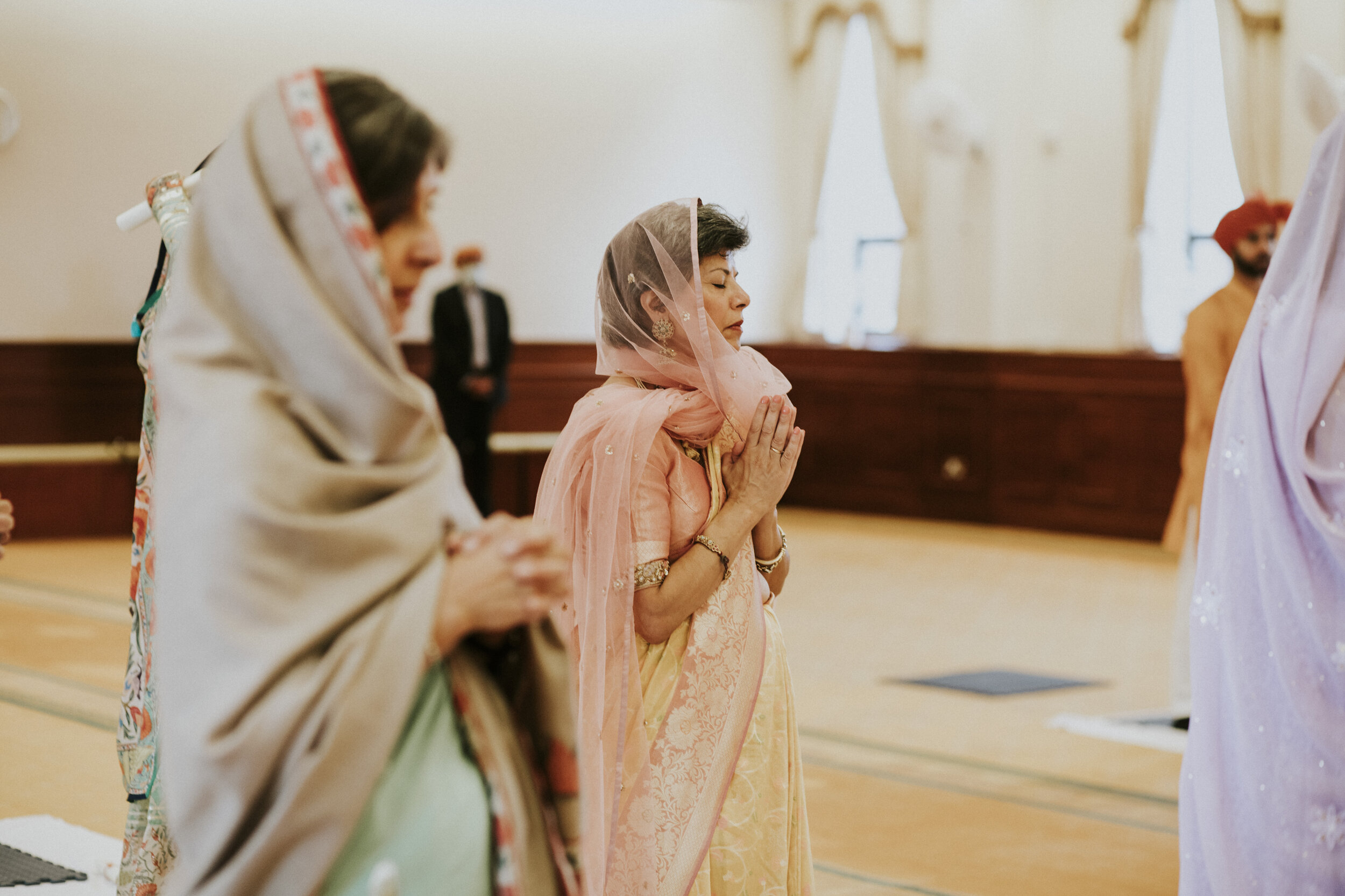 traditional Sikh wedding ceremony at the Gurdwara in Hounslow. 11.JPG