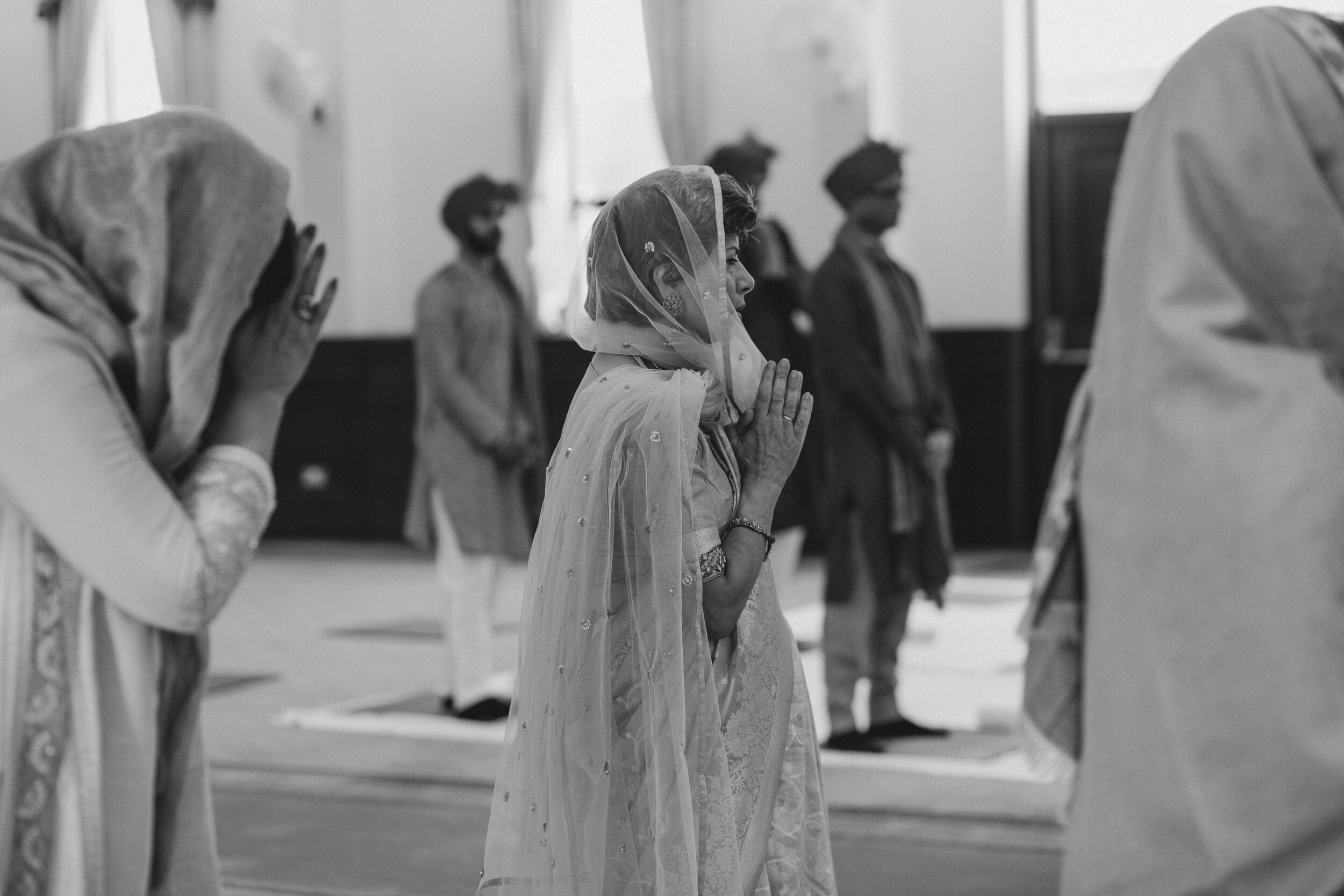 traditional Sikh wedding ceremony at the Gurdwara in Hounslow. 13.JPG