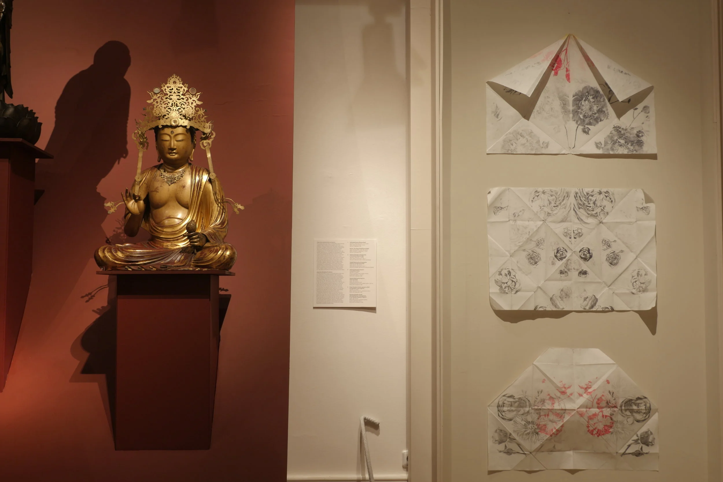 12,2014, carbon on paper.instalation view.JPG