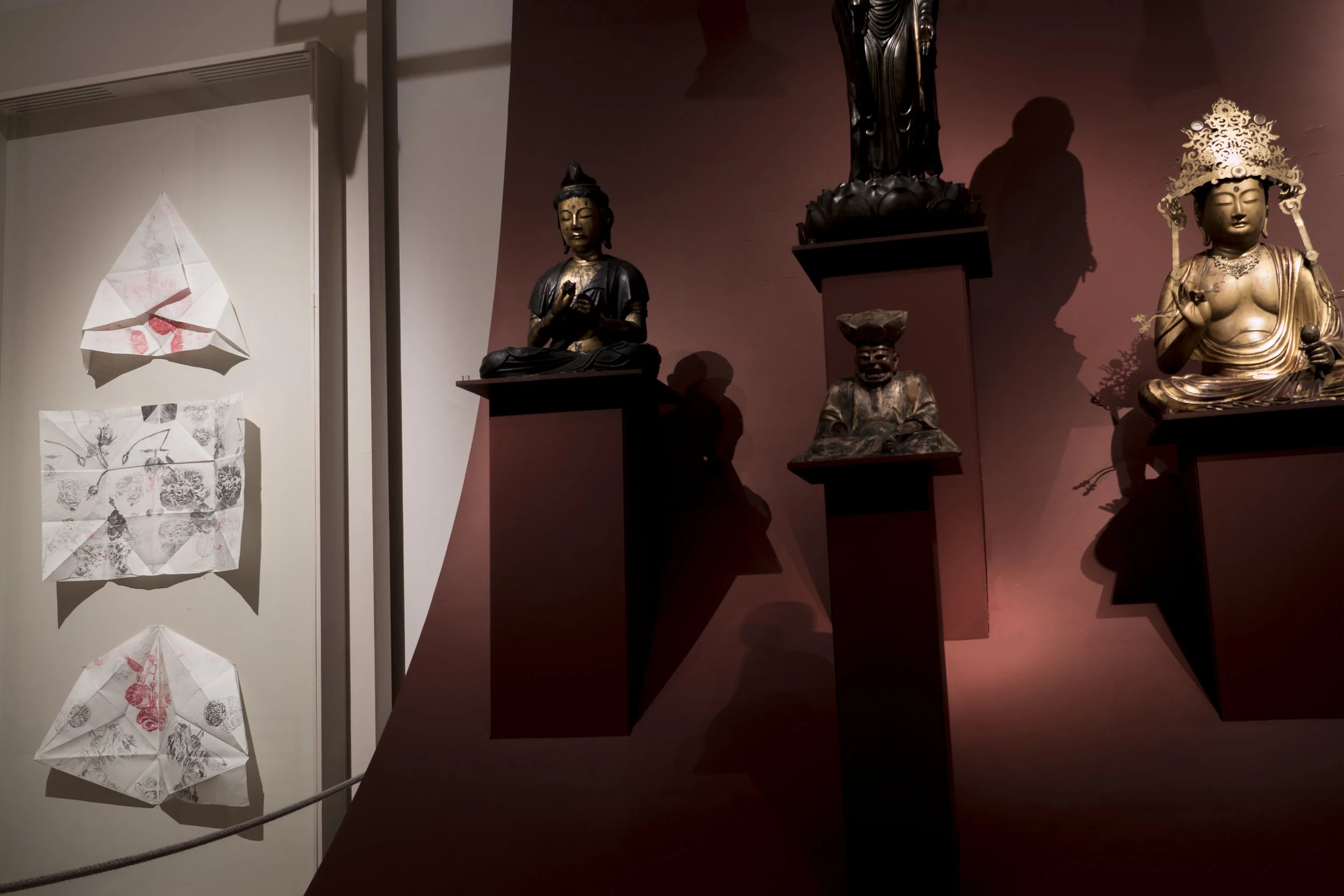 11, 2014, carbon on paper, instalation view.JPG