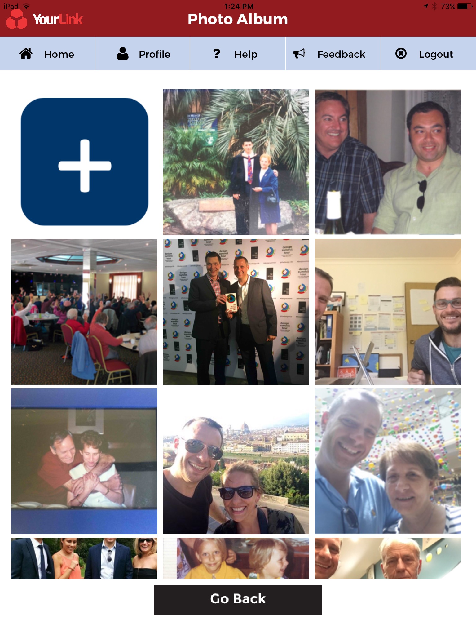 Example of YourLink photo album