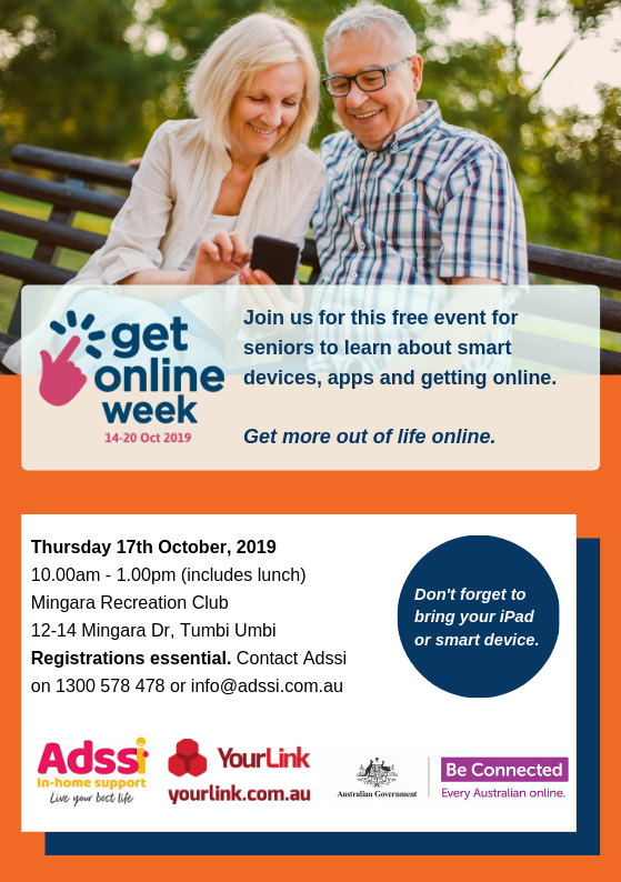 Get Online Week T&T - Mingara 17th October 2019 A5 Flyer.png