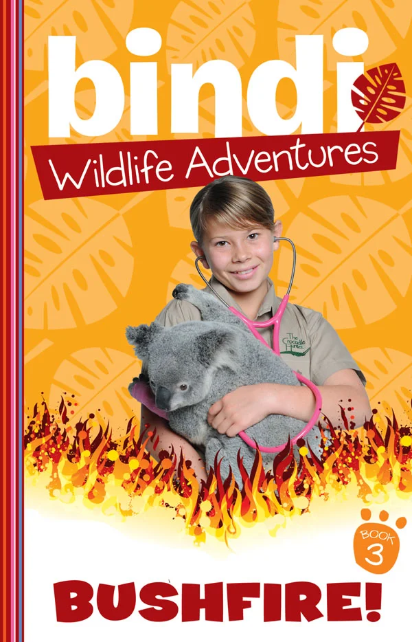 Bindi Wildlife Adventures 3: Bushfire While on an early morning bushwalk, Bindi and her best friend, Rachel, notice smoke on the horizon. On a super-hot day, this can only mean one thing. Bushfire! The girls spend an exhausting day helping out at the Australian Wildlife Hospital, caring for the victims of the fire.