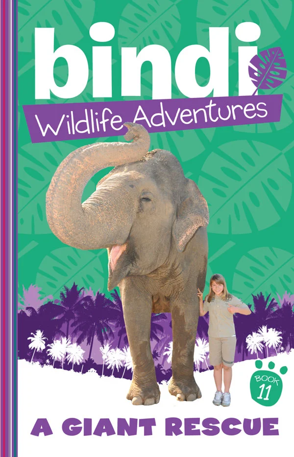 Bindi Wildlife Adventures 11: A Giant Rescue Bindi and her family are in Cambodia working with an elephant conservation group in the wild Mondulkirri jungle. They’re helping to find non-violent ways for local villagers to deter elephants from destroying their crops. But not all the locals are on board with the project. Bindi notices a Cambodian teenager who is more interested in encouraging human/elephant conflict than preventing it. What’s really going on? Bindi to the rescue!