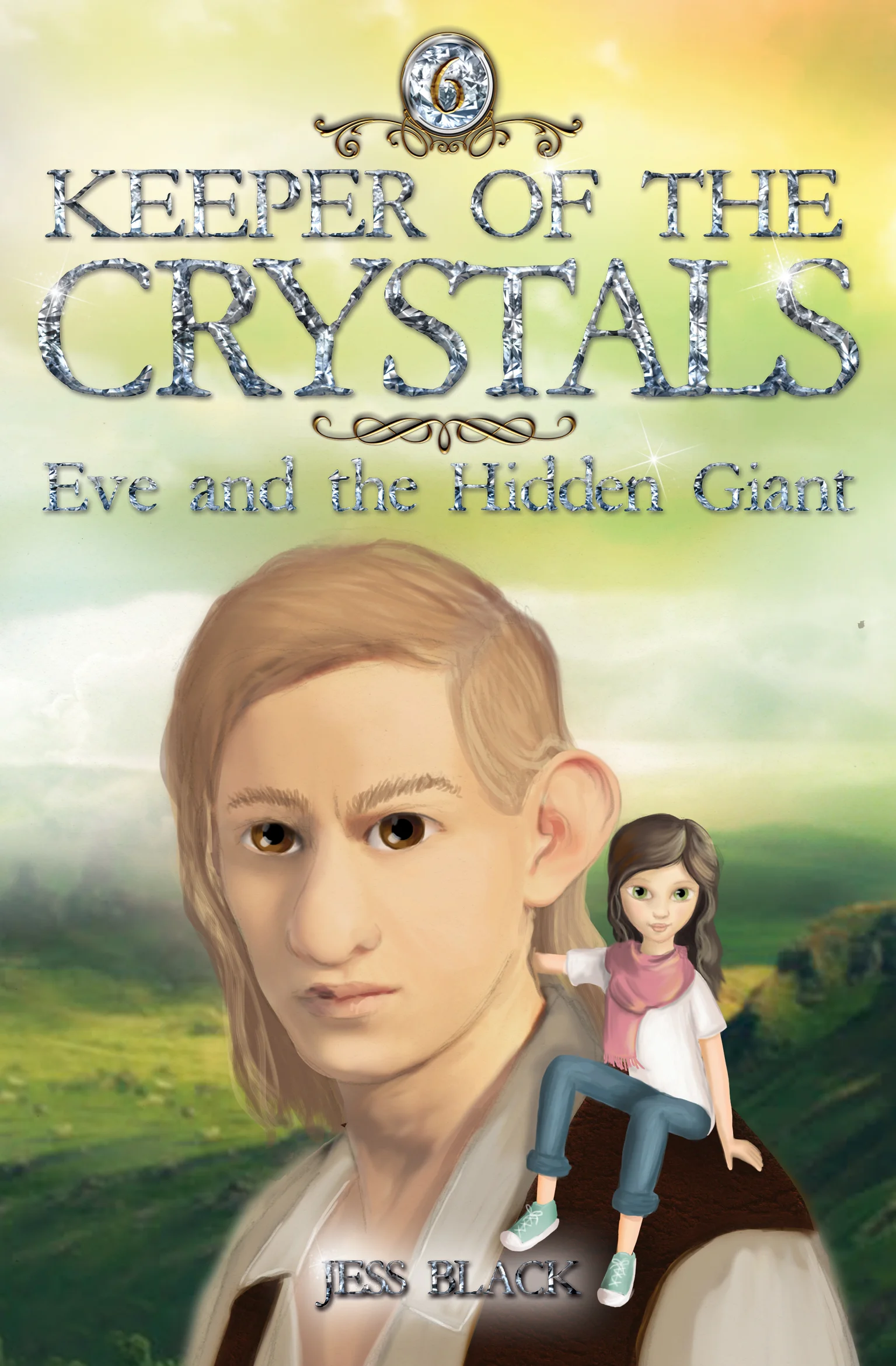 Eve and the Hidden Giant Eve is back in Marigold for the holidays. While out bushwalking, Eve, Oscar and Ingvar happen upon a strangely-shaped rocky outcrop. It looks like a giant’s chair, and when Eve sits in it, her hand touches upon a small crystal in the shape of a giant embedded in the rock. Suddenly a huge wind comes out of nowhere and lifts them up. It carries them to the land of giants. The wind which brought them was blown by Trotag, a young giant caught between two worlds. All is not well in the land of giants, for the rogue giants buried under the ground are rising up, causing havoc, creating volcanoes and earthquakes. The creator giants don’t know what to do for their world, the world they took so much care in making, is being destroyed.