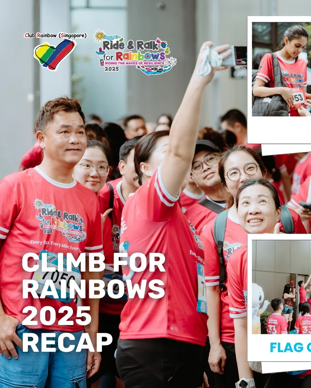 🌈💫 CLIMB FOR RAINBOWS 2025 &mdash; EVERY STEP, A STORY OF HOPE 💫🌈

On 20 September 2025, all our qualified climbers came together at Guoco Midtown with one goal: to climb for courage, unity, and hope. ✨
 
We were honoured to have Mr Eric Chua (@e