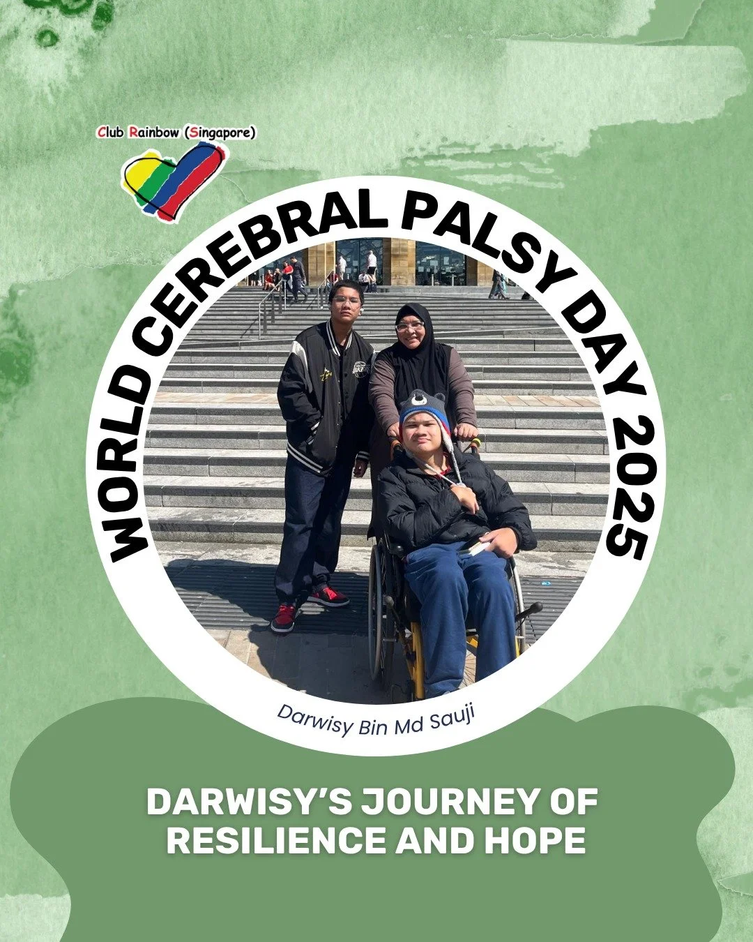 💚 On this World Cerebral Palsy Day, we&rsquo;re shining a light on the everyday resilience of children who remind us that courage isn&rsquo;t always loud &mdash; sometimes, it&rsquo;s steady, patient, and full of hope ✨

Meet Darwisy, a 16-year-old 