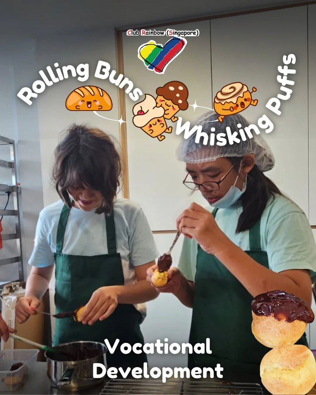 Rolling & Whisking Up Sweet Memories! ππ«
Recently, our talented young bakers rolled up their sleeves once again for not one, but two delicious workshops at Sandbox@Aljunied! π©‍π³ From fluffy sweet buns and savoury sausage buns to delightf