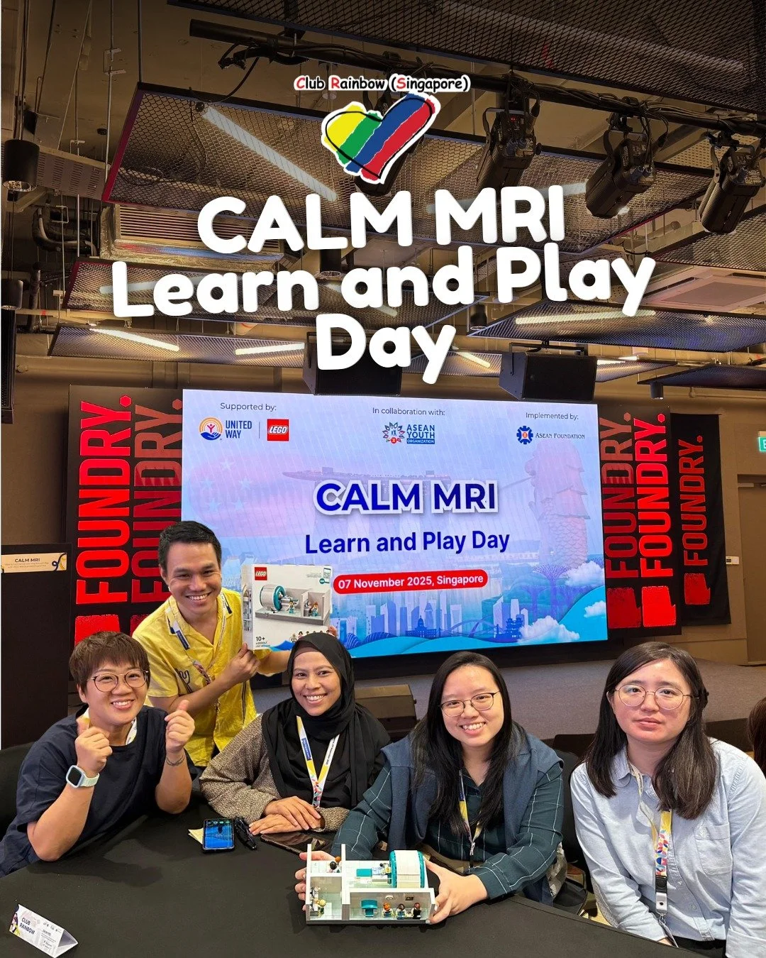 Learning through play, discovering through curiosity. 🌟🏥

On 7 November 2025, Club Rainbow (Singapore) was delighted to be part of CALM MRI Learn and Play Day! ❤️🌈 The event offered valuable insights into how play-based learning can transform the 