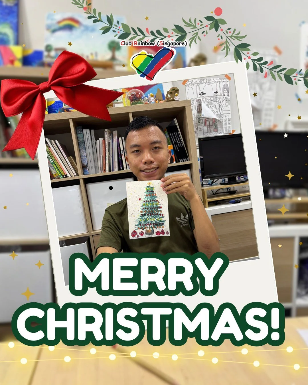 Merry Christmas from all of us at Club Rainbow (Singapore)! 🎄✨

This festive season, we&rsquo;re proud to share these heartfelt artworks created by our young artists through our Arts Development Programme. 🌈🎨 Each piece tells a story of imaginatio