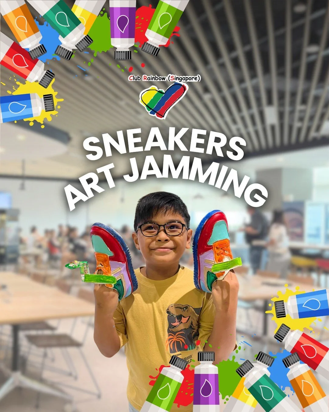 On 10 December 2025, Club Rainbow (Singapore) and @NTTData came together to create a colourful and creative experience for our children through a Sneakers Art Jamming session. 🌈👟

The day was filled with imagination and joy as our children painted 