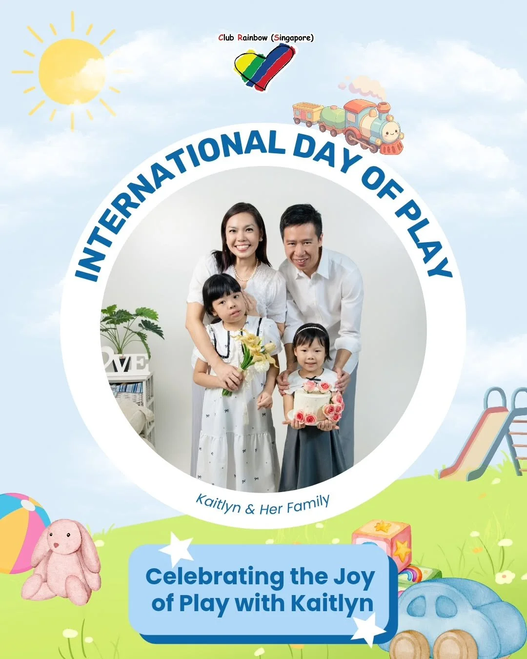 This International Day of Play, Club Rainbow (Singapore) celebrates the simple yet powerful gift of play &mdash; and how it is helping children like Kaitlyn discover her voice, confidence, and connection with the world around her. ✨

At nine years ol