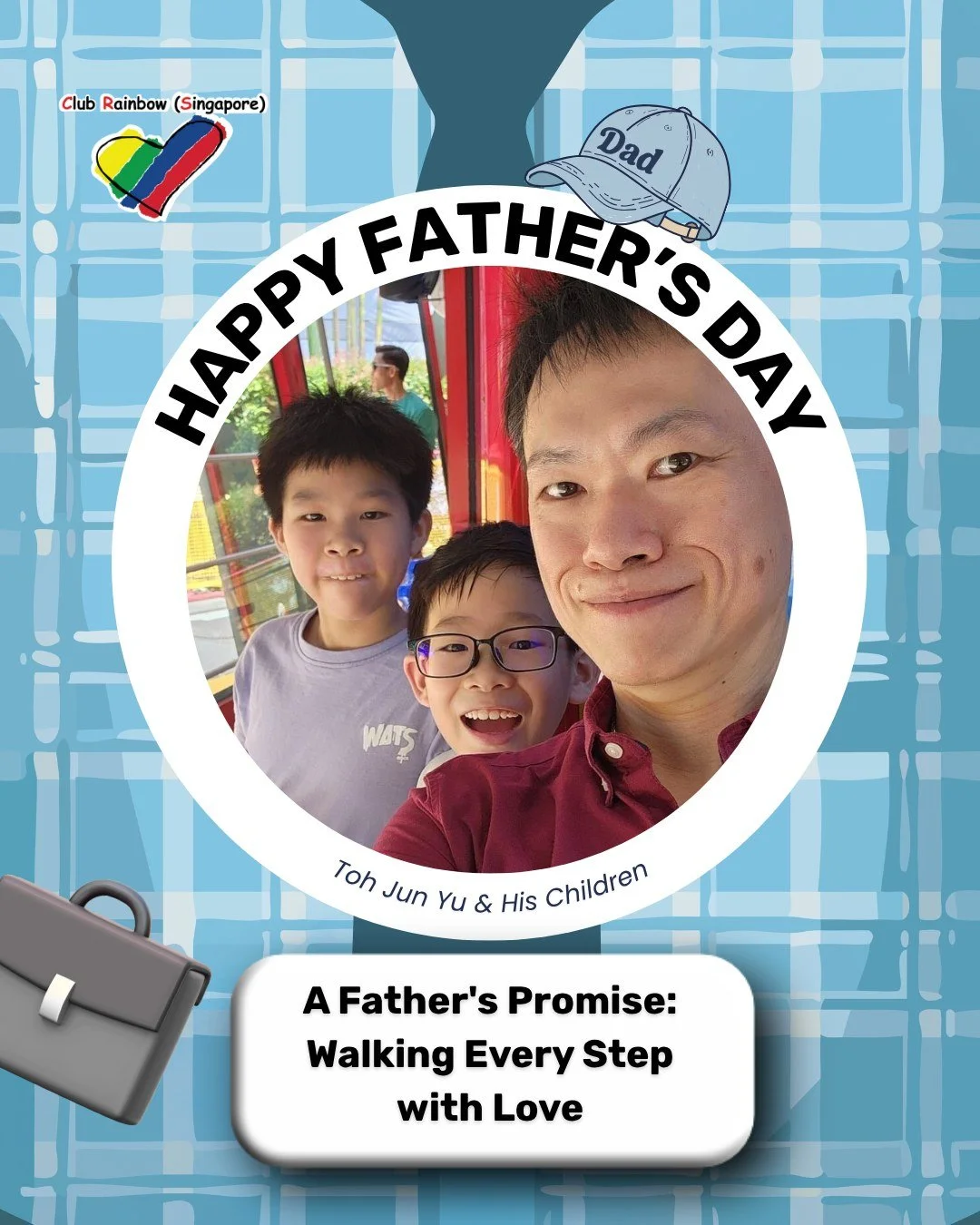 This Father's Day, we honour fathers like Jun Yu, whose quiet strength, resilience, and unwavering love continue to make a lasting difference in the lives of their children.

For Mr Toh Jun Yu, fatherhood is found in the everyday moments &mdash; the 