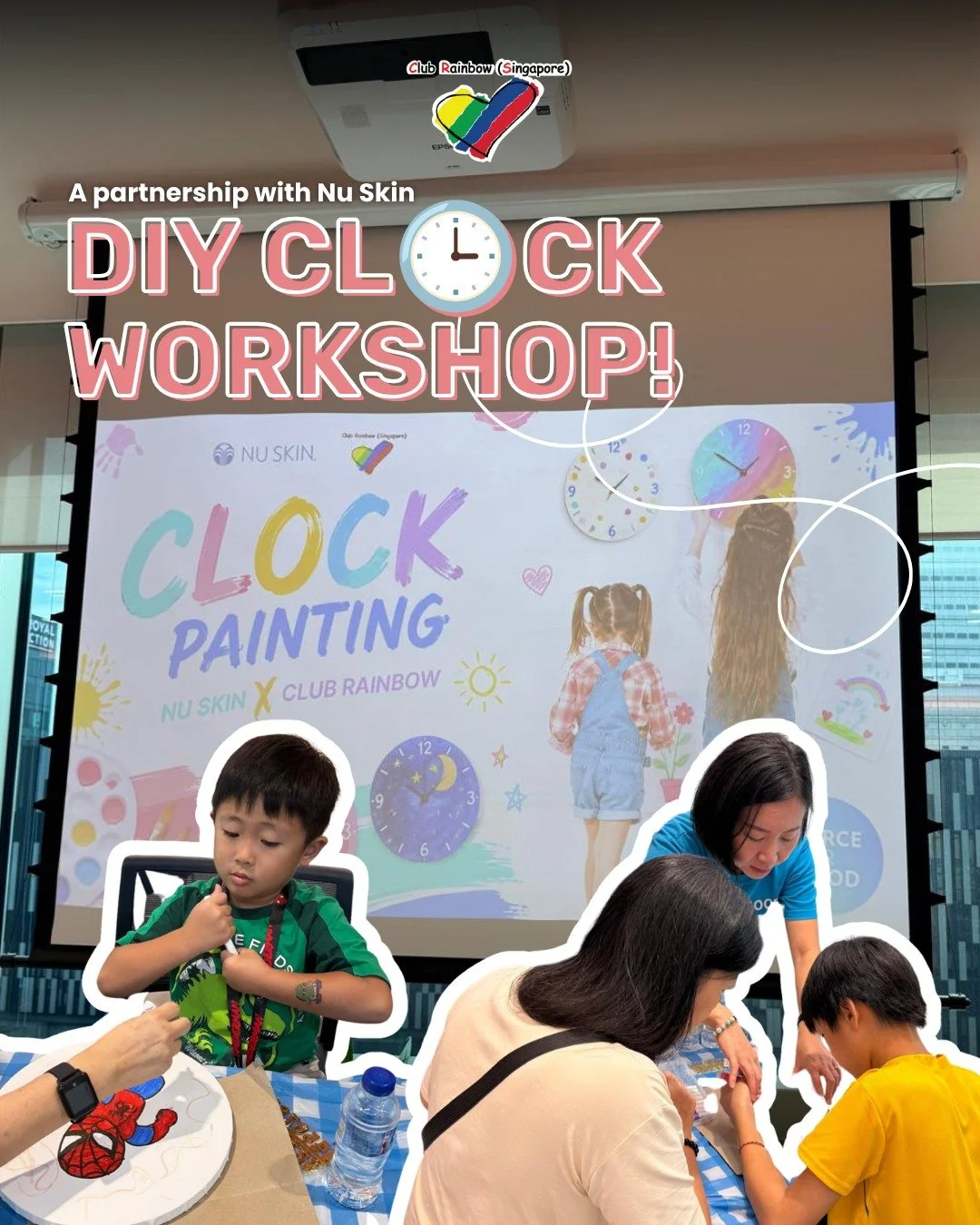 Time well spent, one creative tick at a time! 🕰️🎨

Our children had a wonderful time at the DIY Clock Workshop with @nuskinsg.official , where every clock became a canvas for creativity and self-expression. From vibrant colours and playful patterns