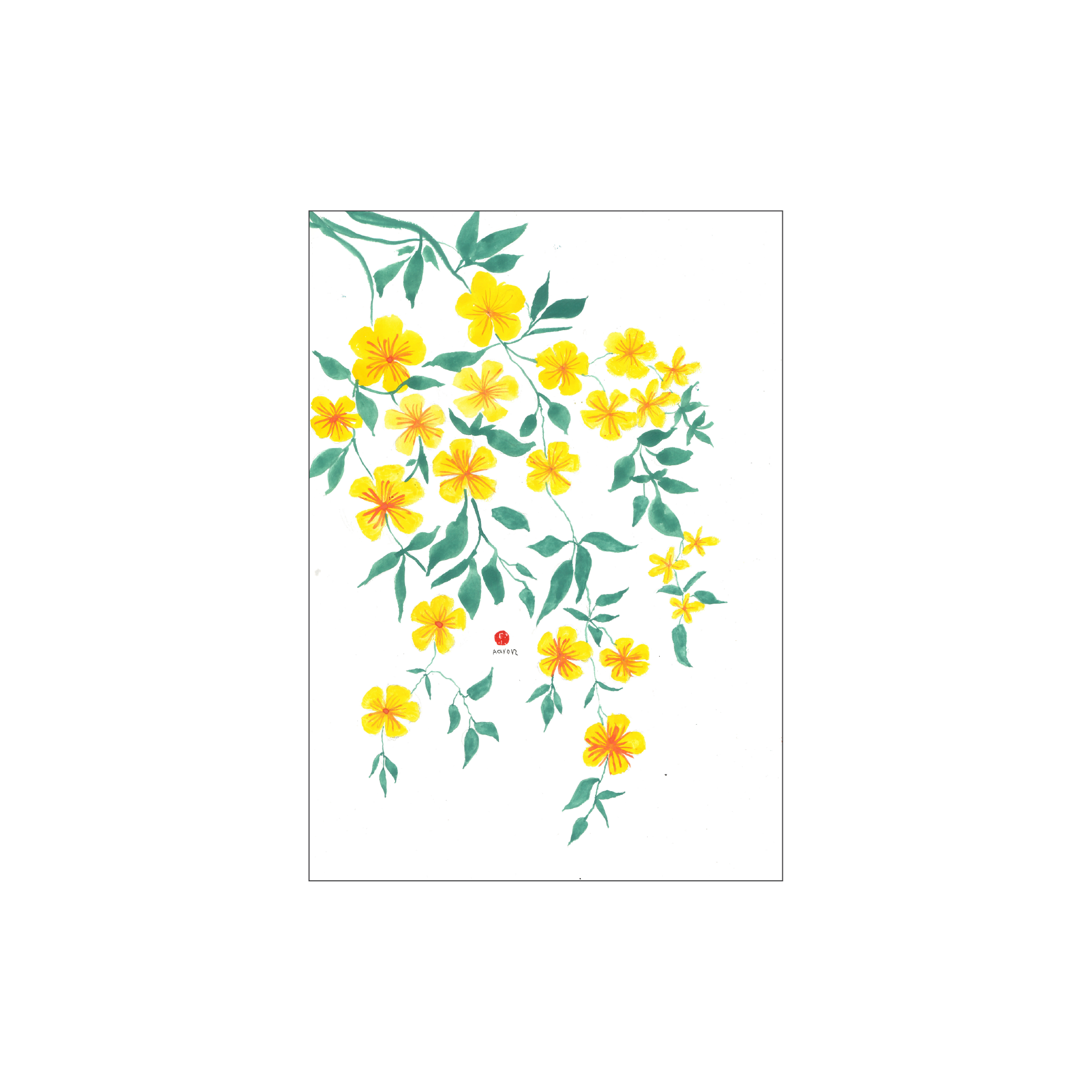 'Blossoms of New Beginnings' Artwork