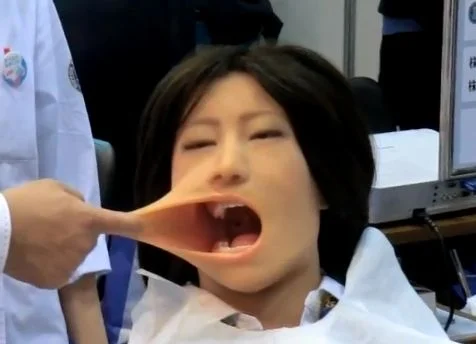This is a dummy, most likely in Japan, for training purposes