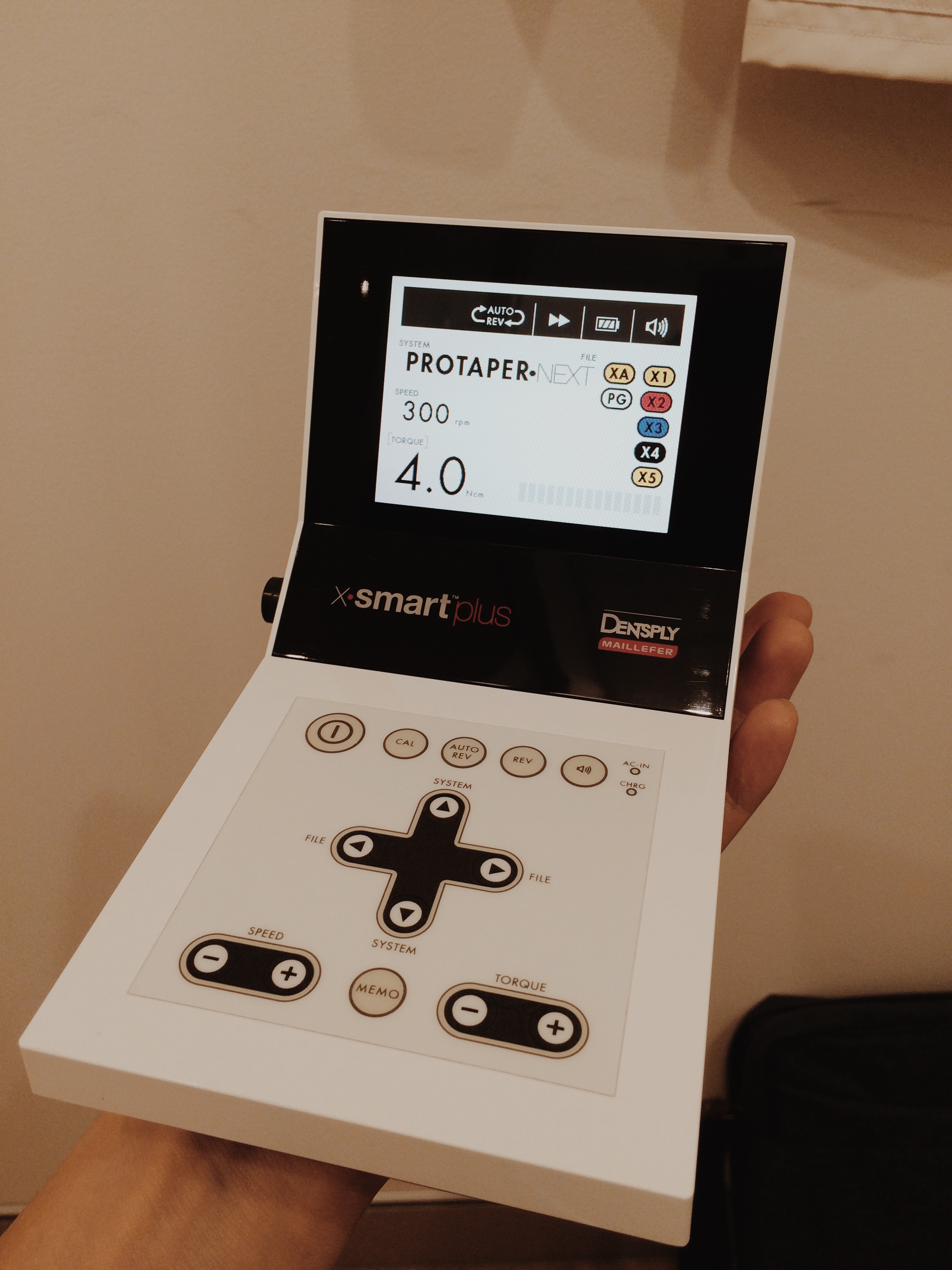 One of the fancy machines to perform a root canal. 