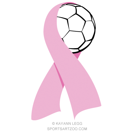 Kicks Against Breast Cancer Soccer Ball Pink Ribbon Breast Cancer Pin NEW 