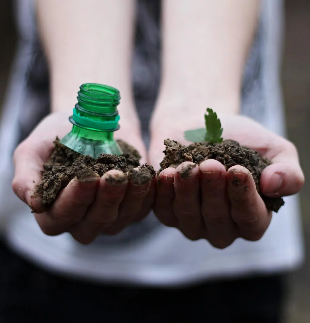 Don’t let plastic bottles “grow” on the fields.