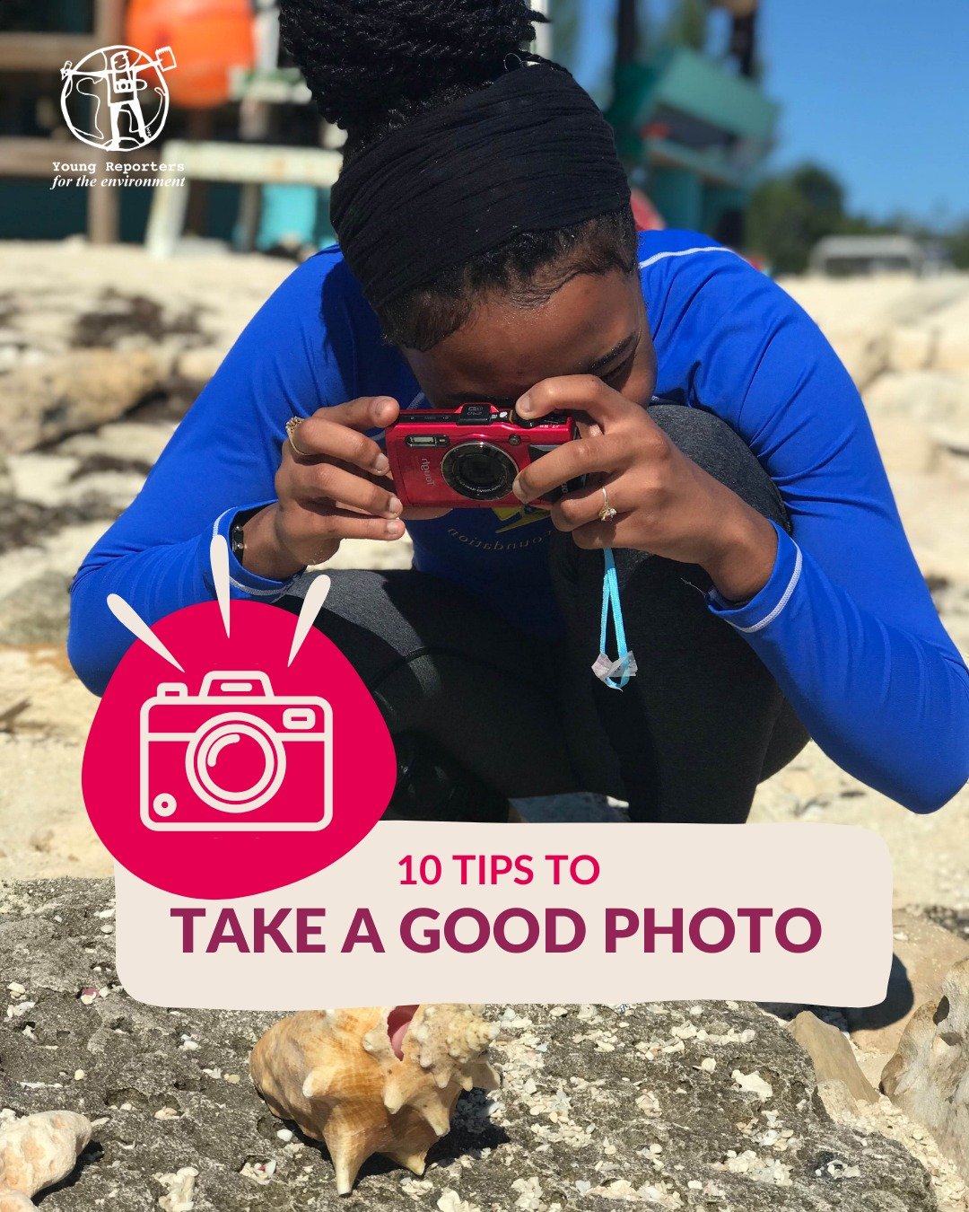 10 quick tips to strengthen your photography 📸

At Young Reporters for the Environment, photography is more than an image, it&rsquo;s a tool to raise awareness, highlight local issues, and inspire action.

&bull; Find a clear subject
&bull; Use the 